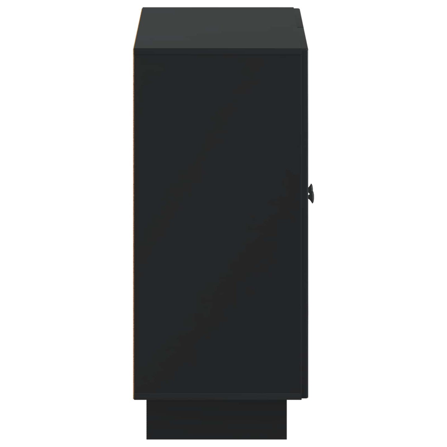 Sko skab EDE 59,5 x 39,5 x 90 cm Konstrueret træ Sort