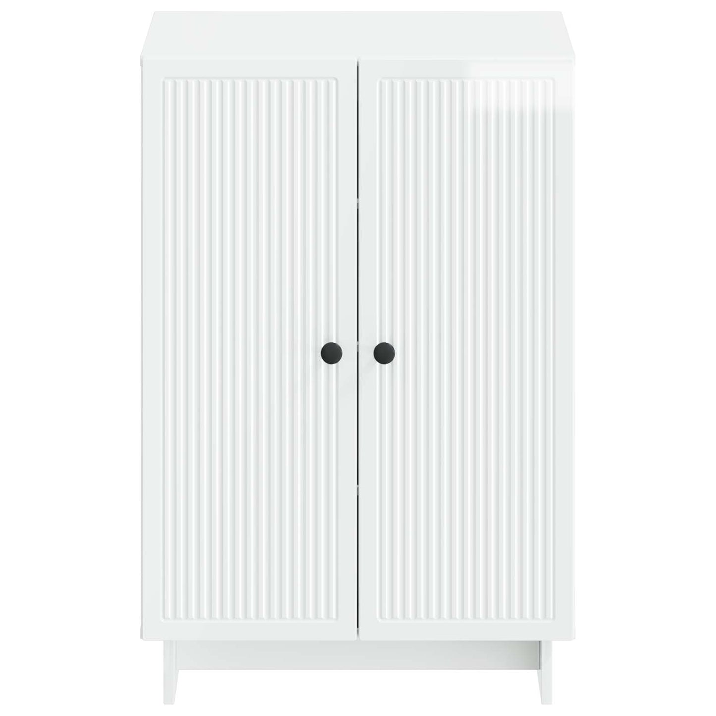 Sko skab EDE 59,5 x 39,5 x 90 cm Konstrueret træ Hvid højglans