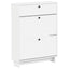 Sko skab EDE 78 x 24 x 103 cm Konstrueret træ Hvid