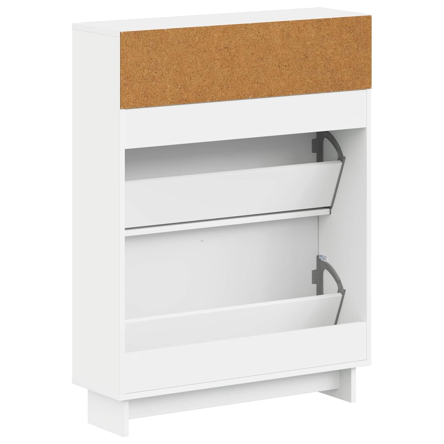 Sko skab EDE 78 x 24 x 103 cm Konstrueret træ Hvid