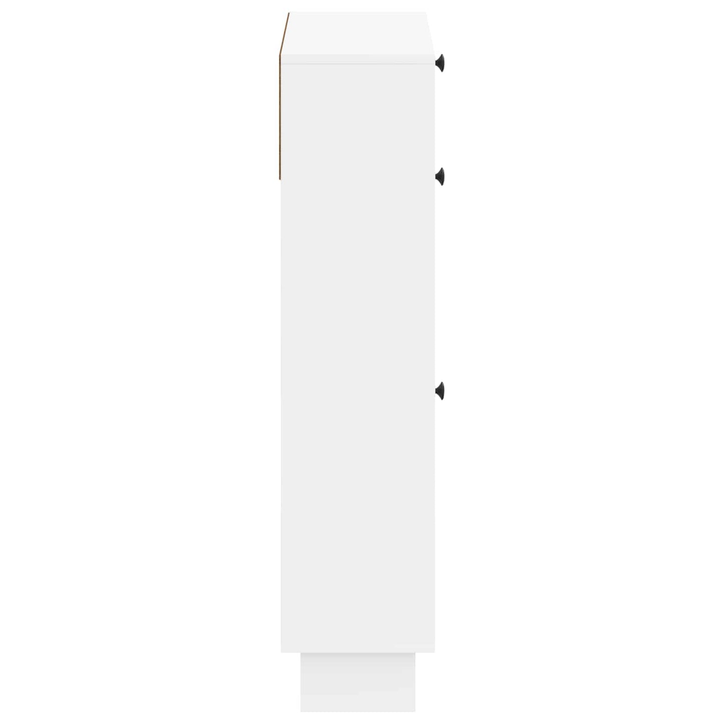 Sko skab EDE 78 x 24 x 103 cm Konstrueret træ Hvid