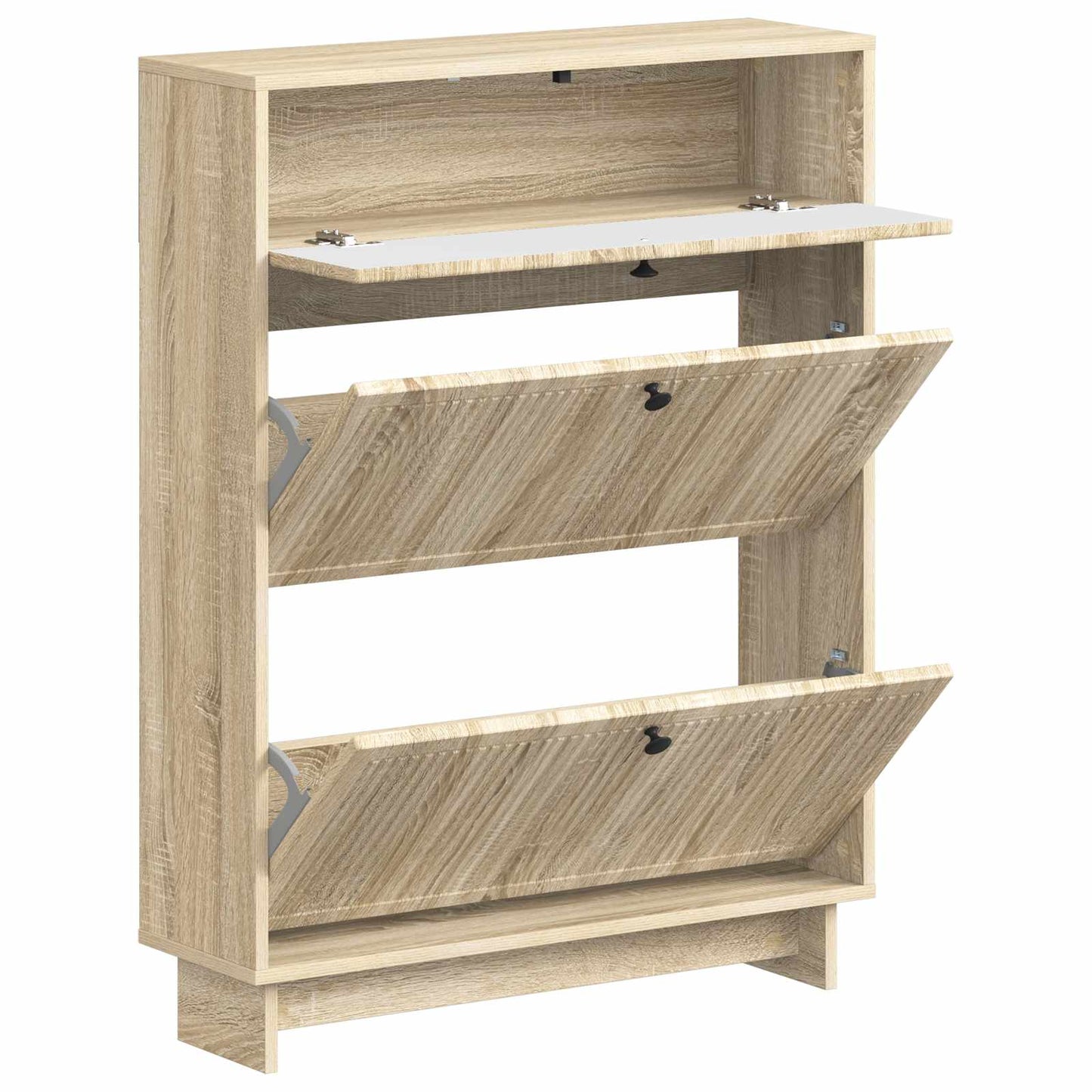 Sko skab EDE 78 x 24 x 103 cm Konstrueret træ Sonoma-eg