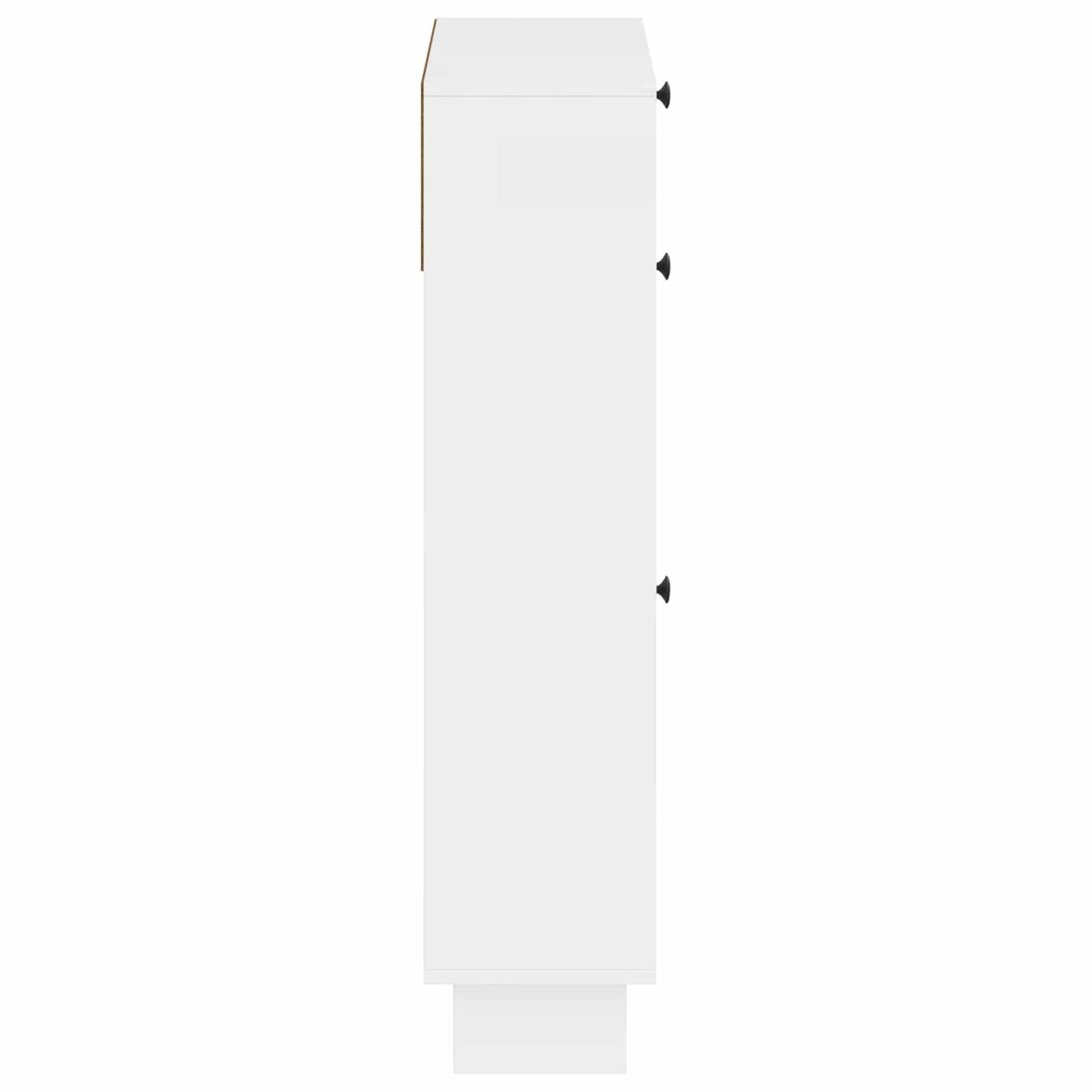 Sko skab EDE 78 x 24 x 103 cm Konstrueret træ Hvid højglans