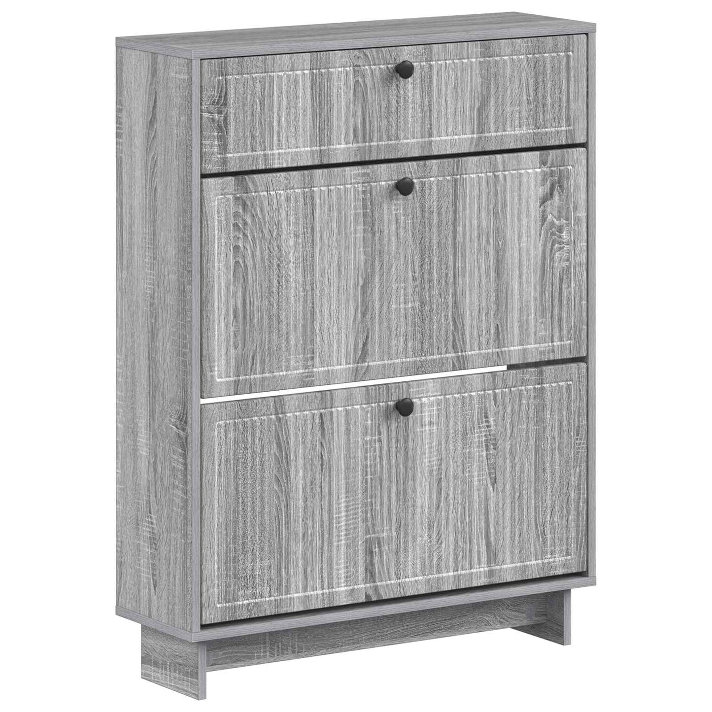 Sko skab EDE 78 x 24 x 103 cm Konstrueret træ Grå Sonoma