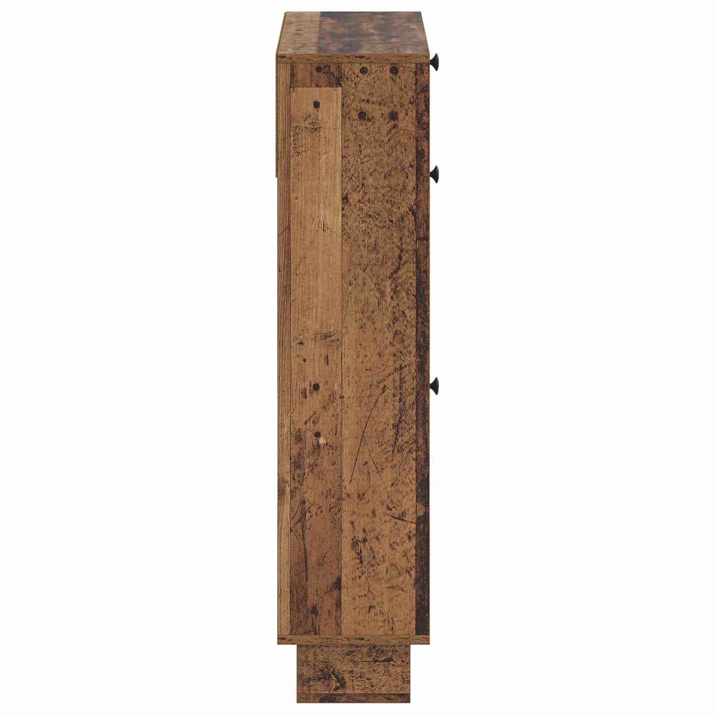 Sko skab EDE 78 x 24 x 103 cm Konstrueret træ Gammelt træ