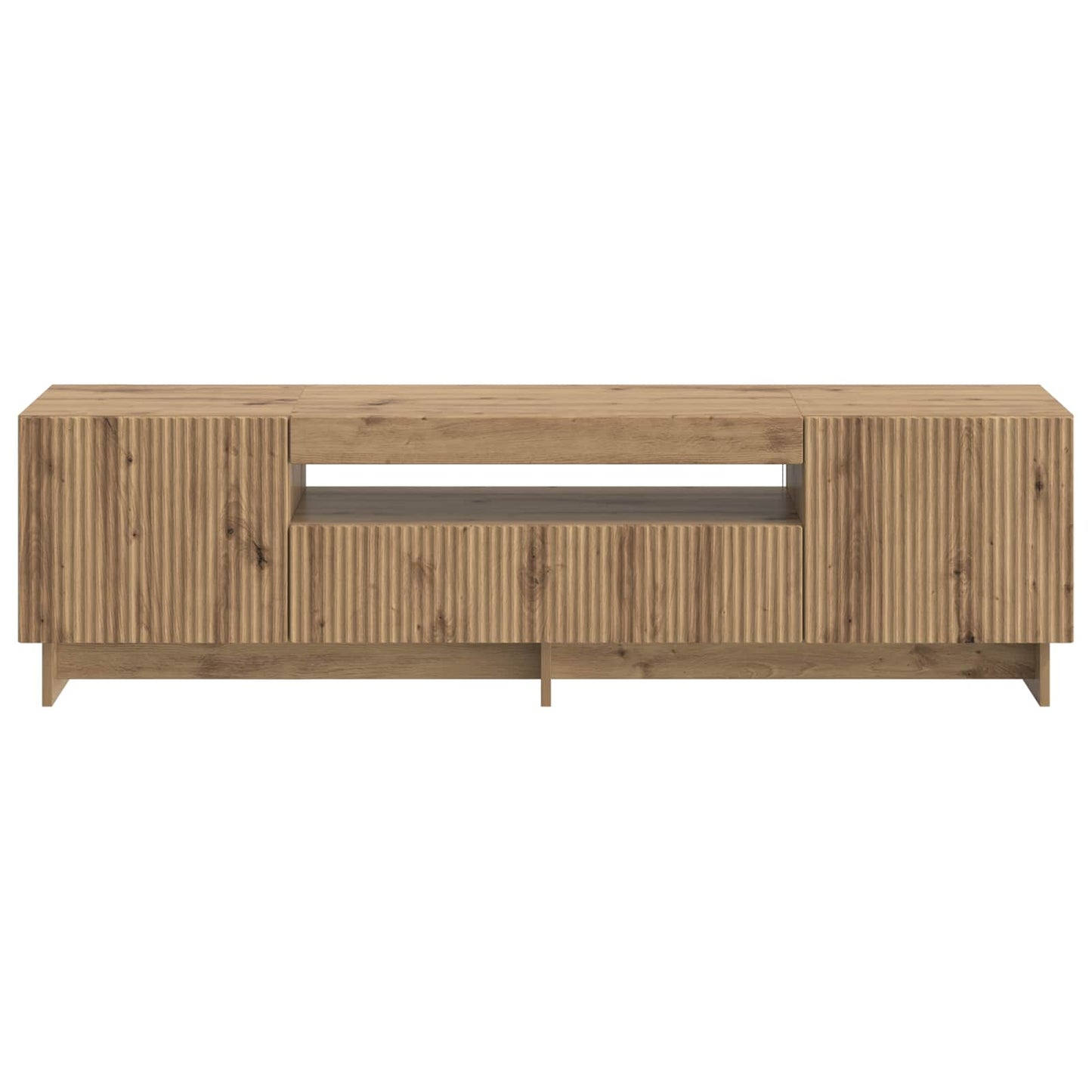 LED TV-skab Artisan-eg Konstrueret træ