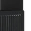 LED TV-skab Sort Konstrueret træ