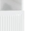 LED TV-skab Hvid højglans Konstrueret træ