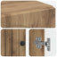 Sko skab ALKMAAR 59,5 x 39,5 x 90 cm Konstrueret træ Artisan-eg