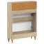 Sko skab ALKMAAR 78 x 24 x 103 cm Konstrueret træ Sonoma-eg