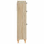 Sko skab ALKMAAR 78 x 24 x 103 cm Konstrueret træ Sonoma-eg