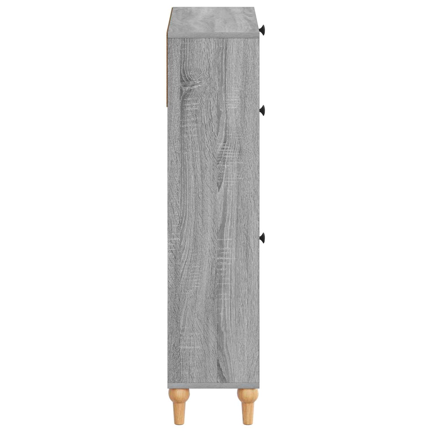Sko skab ALKMAAR 78 x 24 x 103 cm Konstrueret træ Grå Sonoma