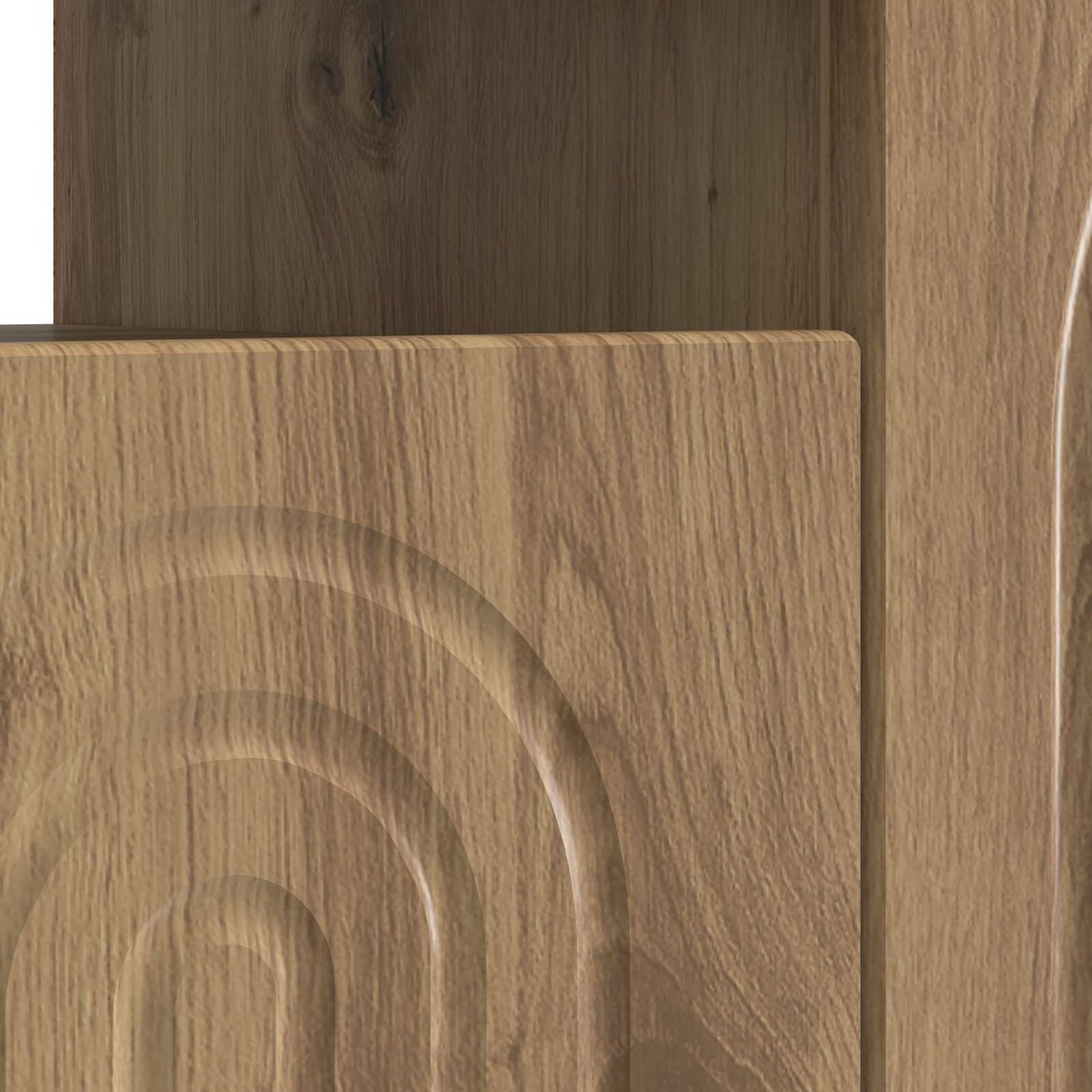 LED TV-skab Artisan-eg Konstrueret træ