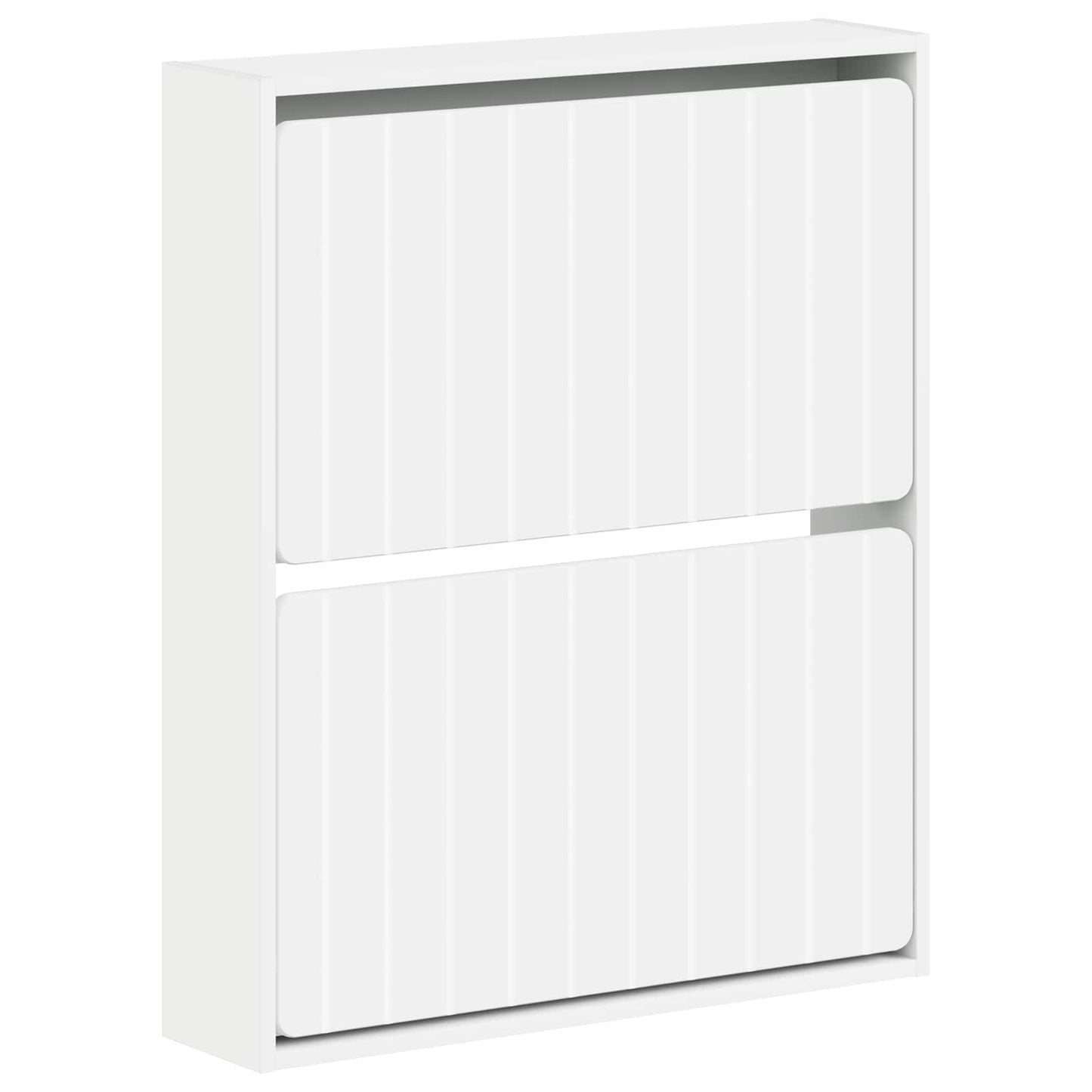 Vægmonteret Skoskab ZWOLLE 71 x 17 x 86 cm Konstrueret træ Hvid