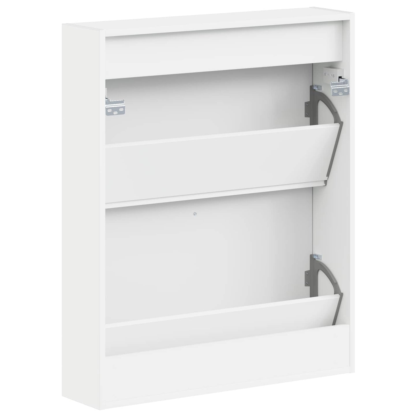 Vægmonteret Skoskab ZWOLLE 71 x 17 x 86 cm Konstrueret træ Hvid