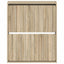 Vægmonteret Skoskab ZWOLLE 71 x 17 x 86 cm Konstrueret træ