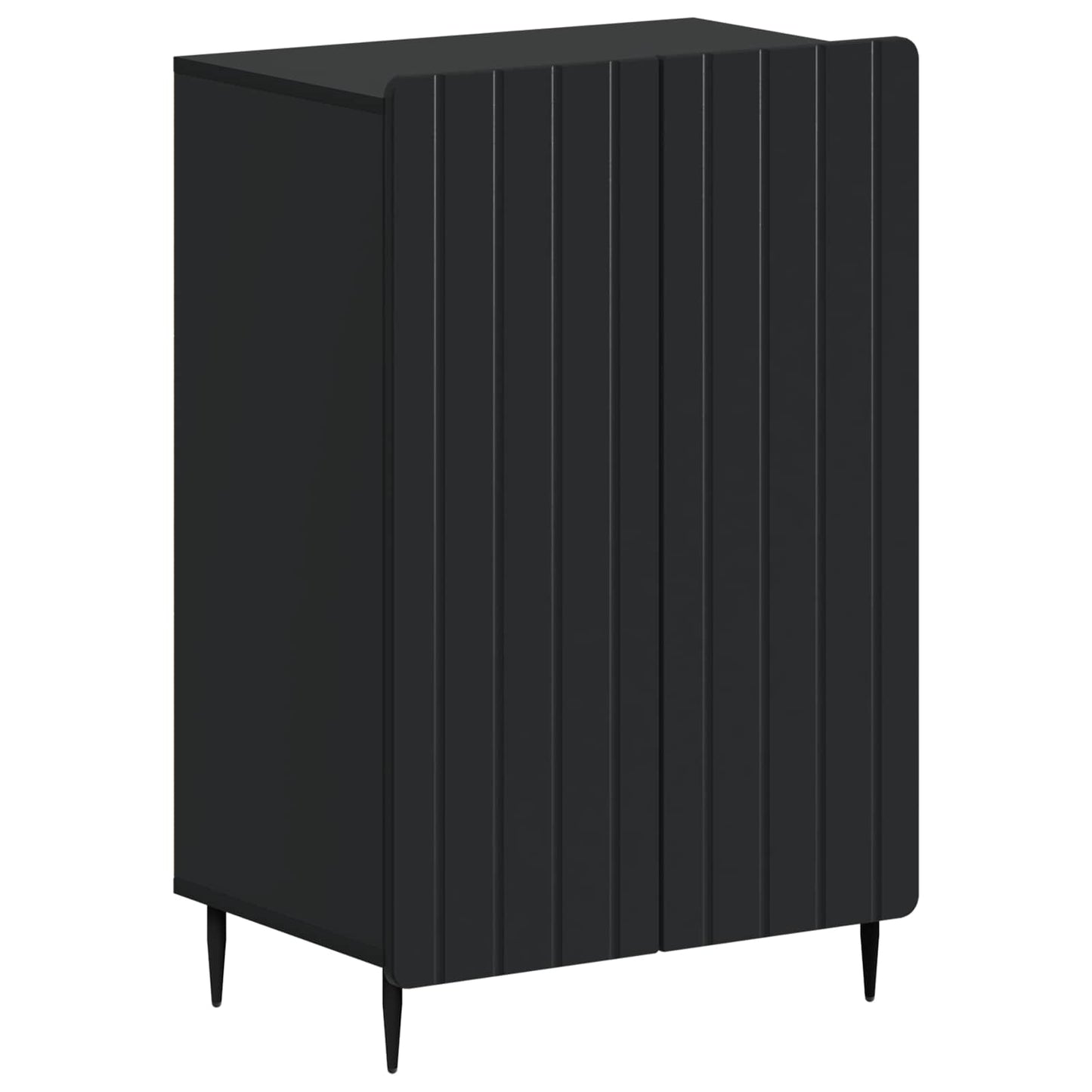 Sko skab ZWOLLE 59,5 x 39,5 x 91,5 cm Konstrueret træ Sort