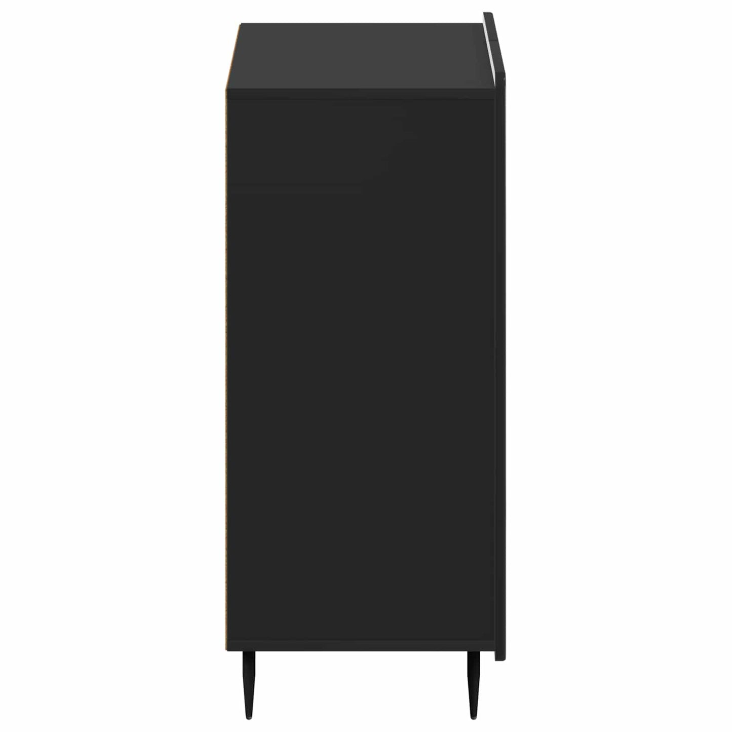 Sko skab ZWOLLE 59,5 x 39,5 x 91,5 cm Konstrueret træ Sort