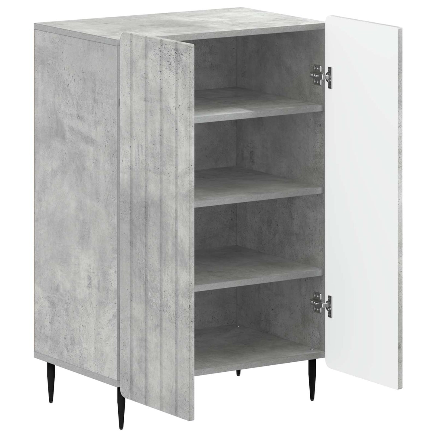 Sko skab ZWOLLE 59,5 x 39,5 x 91,5 cm Konstrueret træ Betongrå