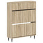 Sko skab ZWOLLE 78 x 24 x 103 cm Konstrueret træ Sonoma-eg