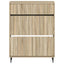 Sko skab ZWOLLE 78 x 24 x 103 cm Konstrueret træ Sonoma-eg