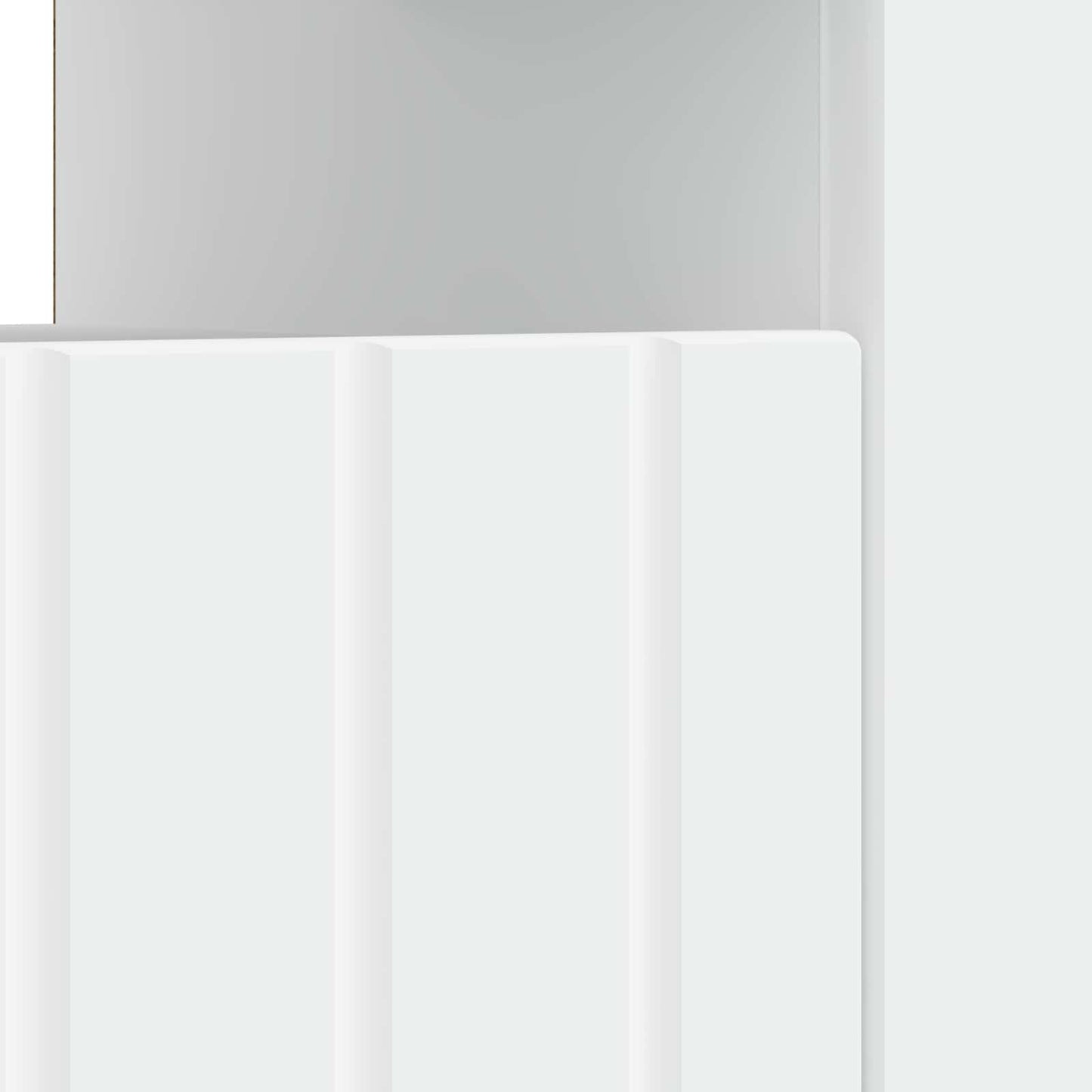 LED TV-skab Hvid Konstrueret træ