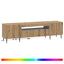 LED TV-skab Artisan-eg Konstrueret træ
