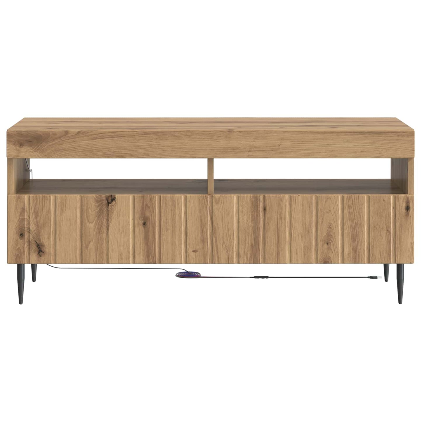 LED TV-skab Artisan-eg Konstrueret træ