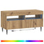 LED TV-skab Artisan-eg Konstrueret træ