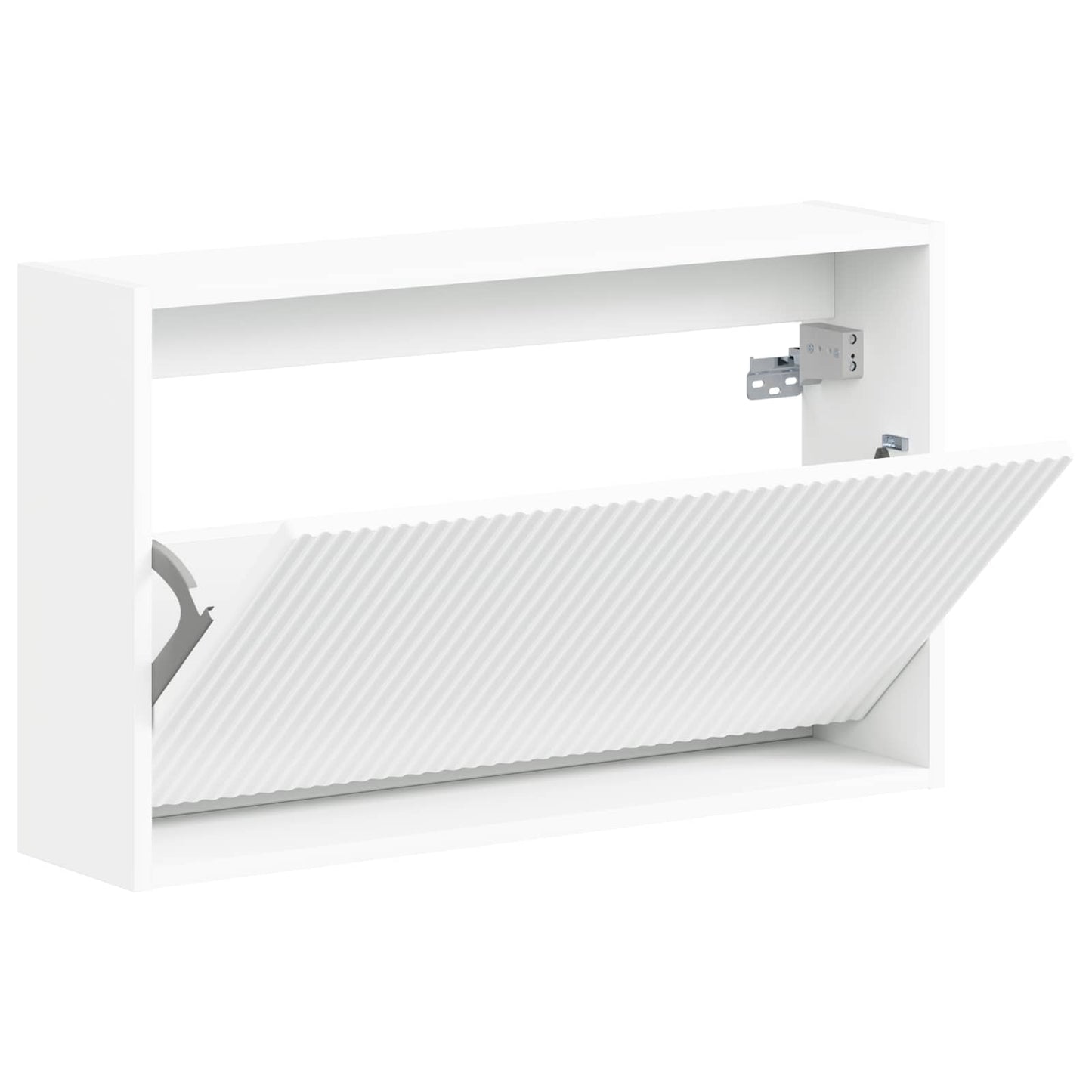 Vægmonteret Skoskab ARNHEM 71 x 17 x 43 cm Konstrueret træ Hvid