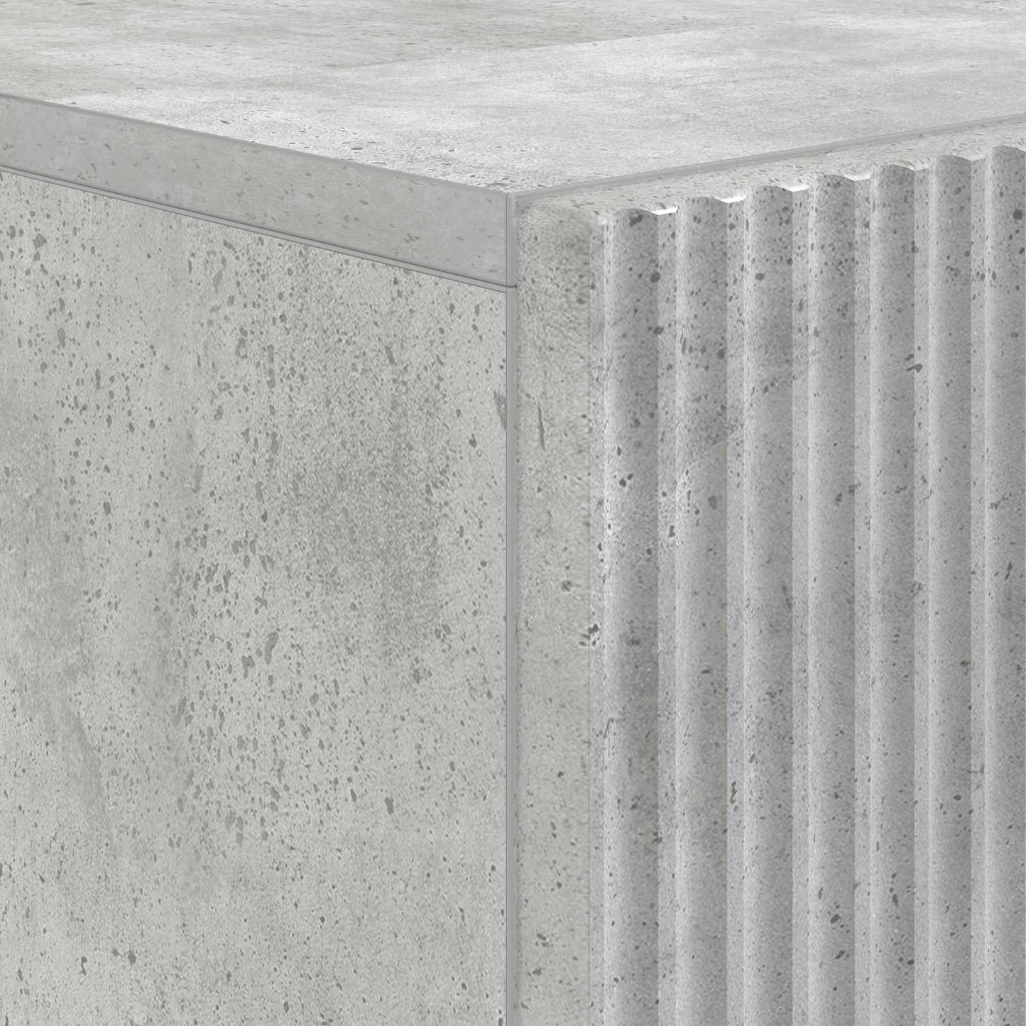 Sko skab ARNHEM 59,5 x 39,5 x 90 cm Konstrueret træ Betongrå