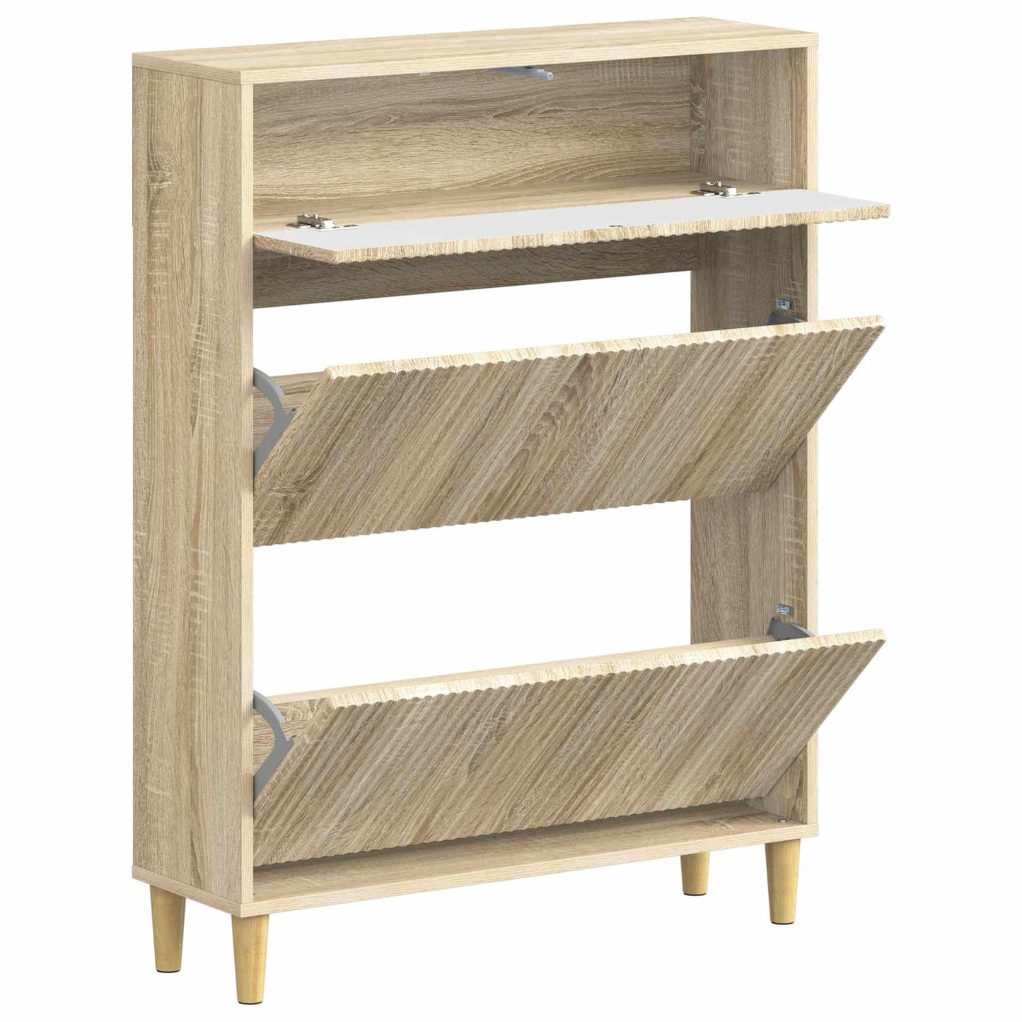Sko skab ARNHEM 78 x 24 x 103 cm Konstrueret træ Sonoma-eg