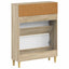 Sko skab ARNHEM 78 x 24 x 103 cm Konstrueret træ Sonoma-eg
