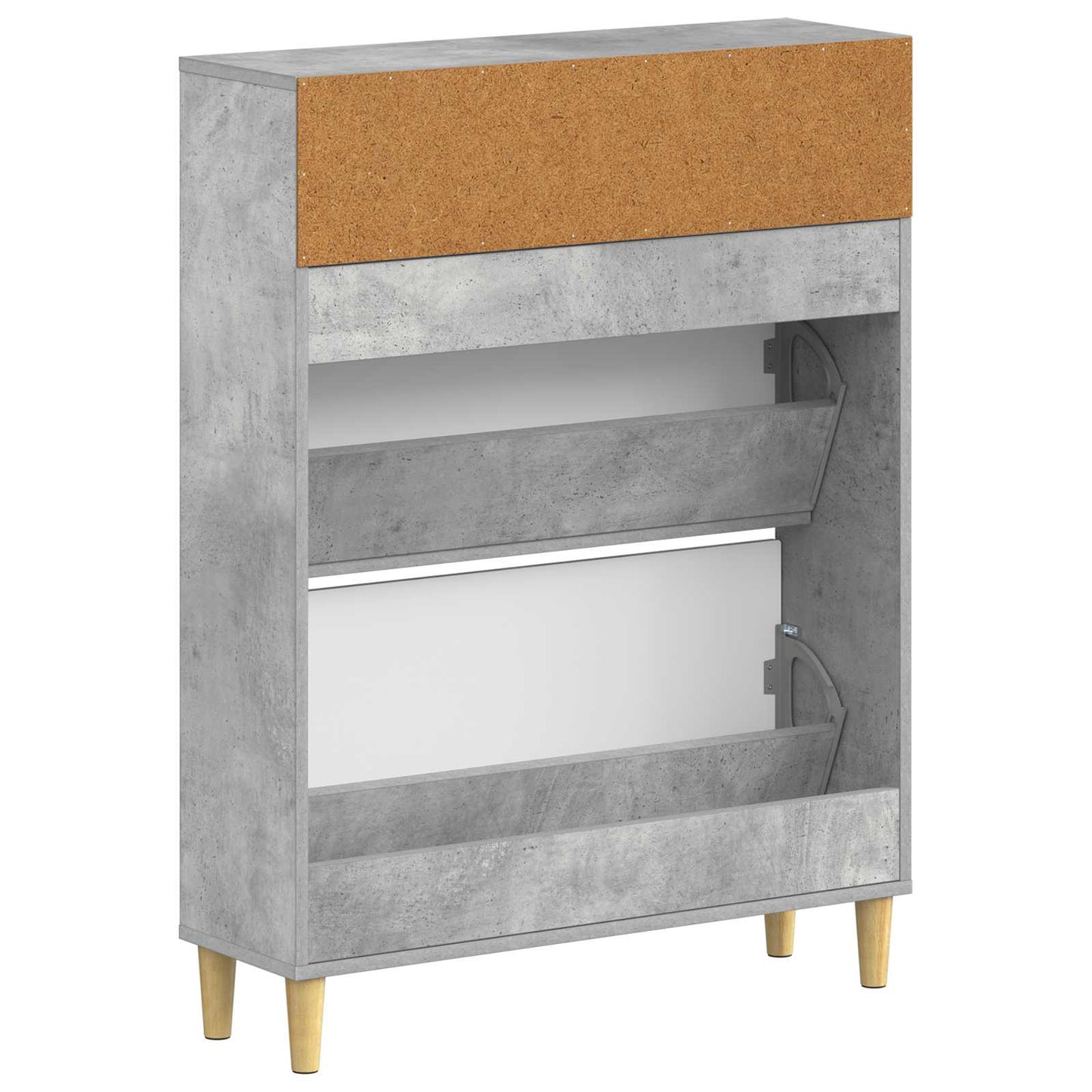Sko skab ARNHEM 78 x 24 x 103 cm Konstrueret træ Betongrå