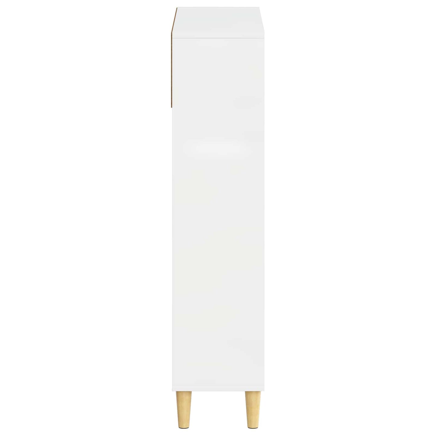 Sko skab ARNHEM 78 x 24 x 103 cm Konstrueret træ Hvid højglans