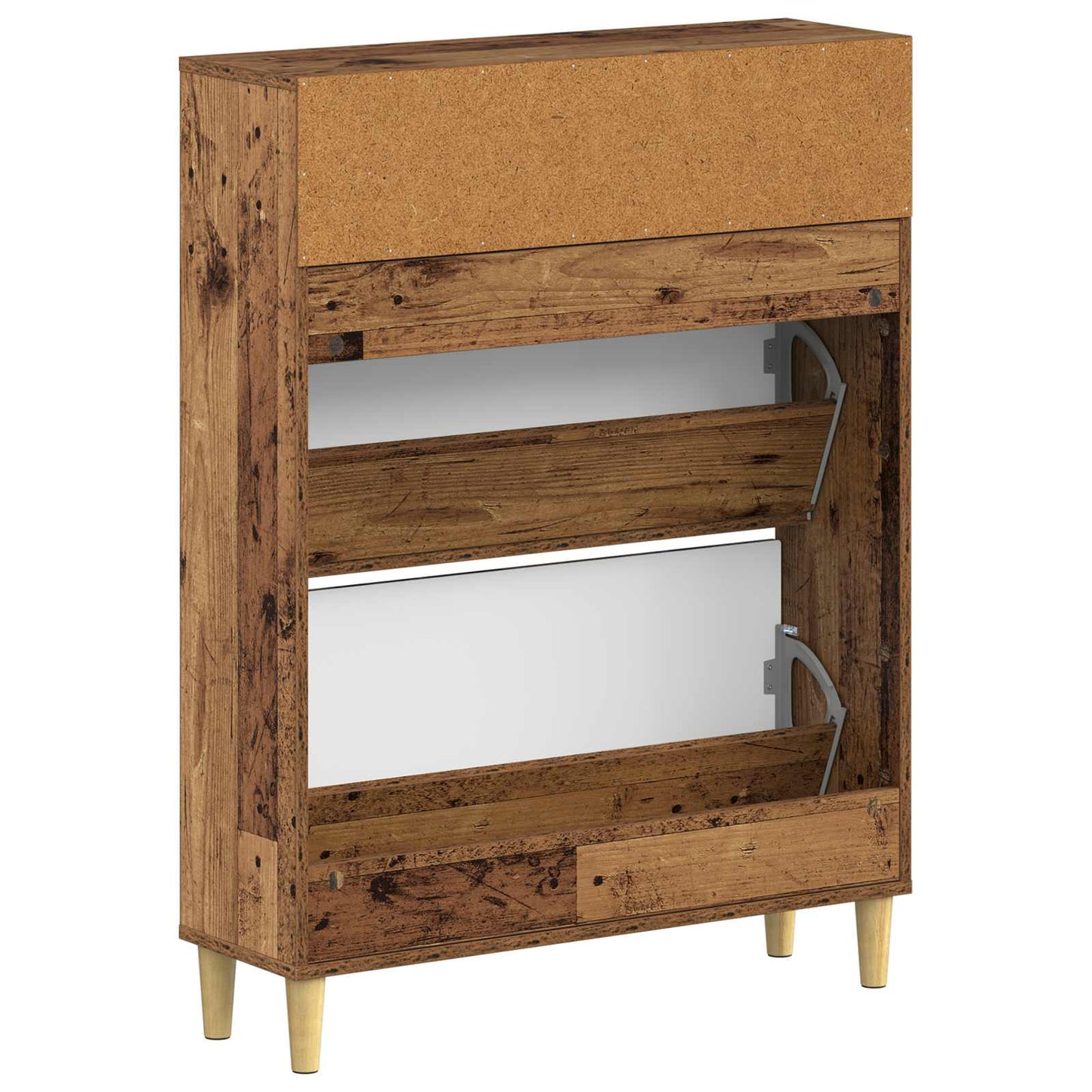 Sko skab ARNHEM 78 x 24 x 103 cm Konstrueret træ Gammelt træ