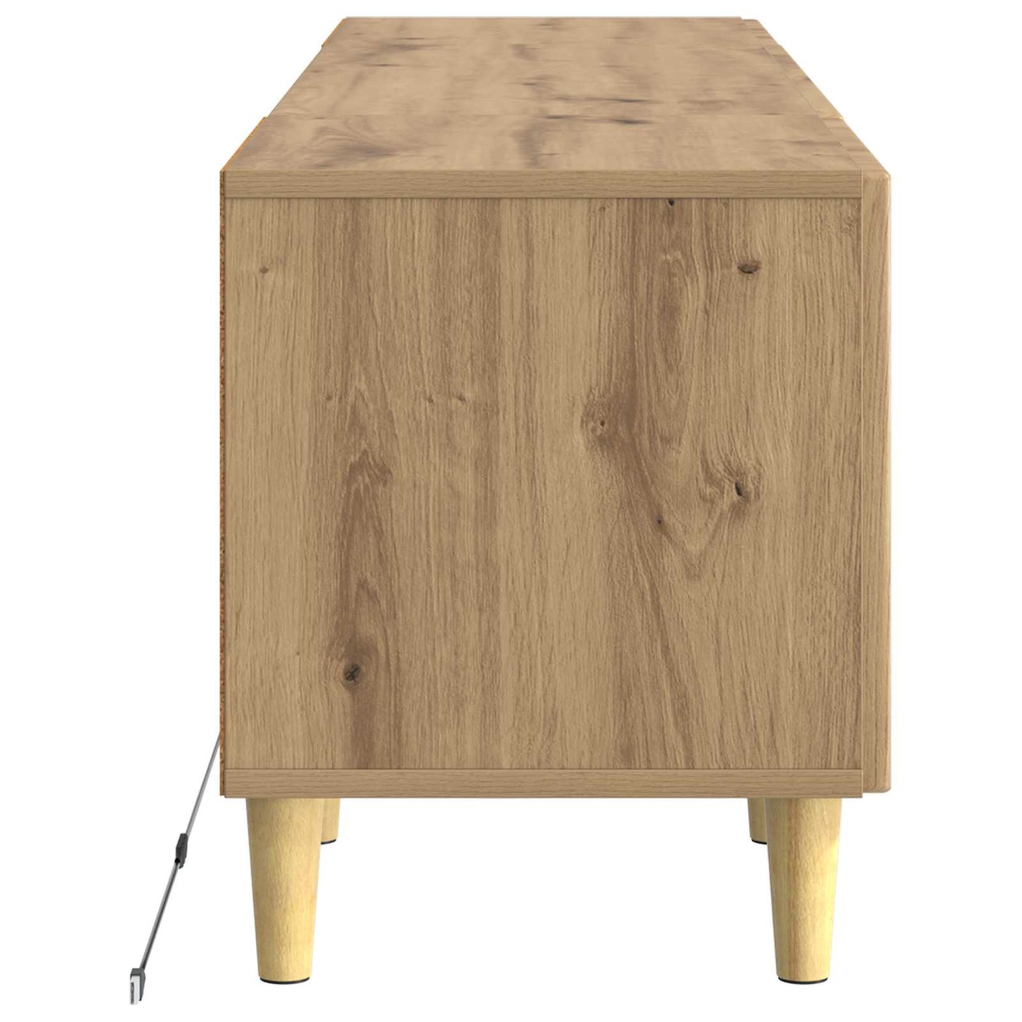 LED TV-skab Artisan-eg Konstrueret træ