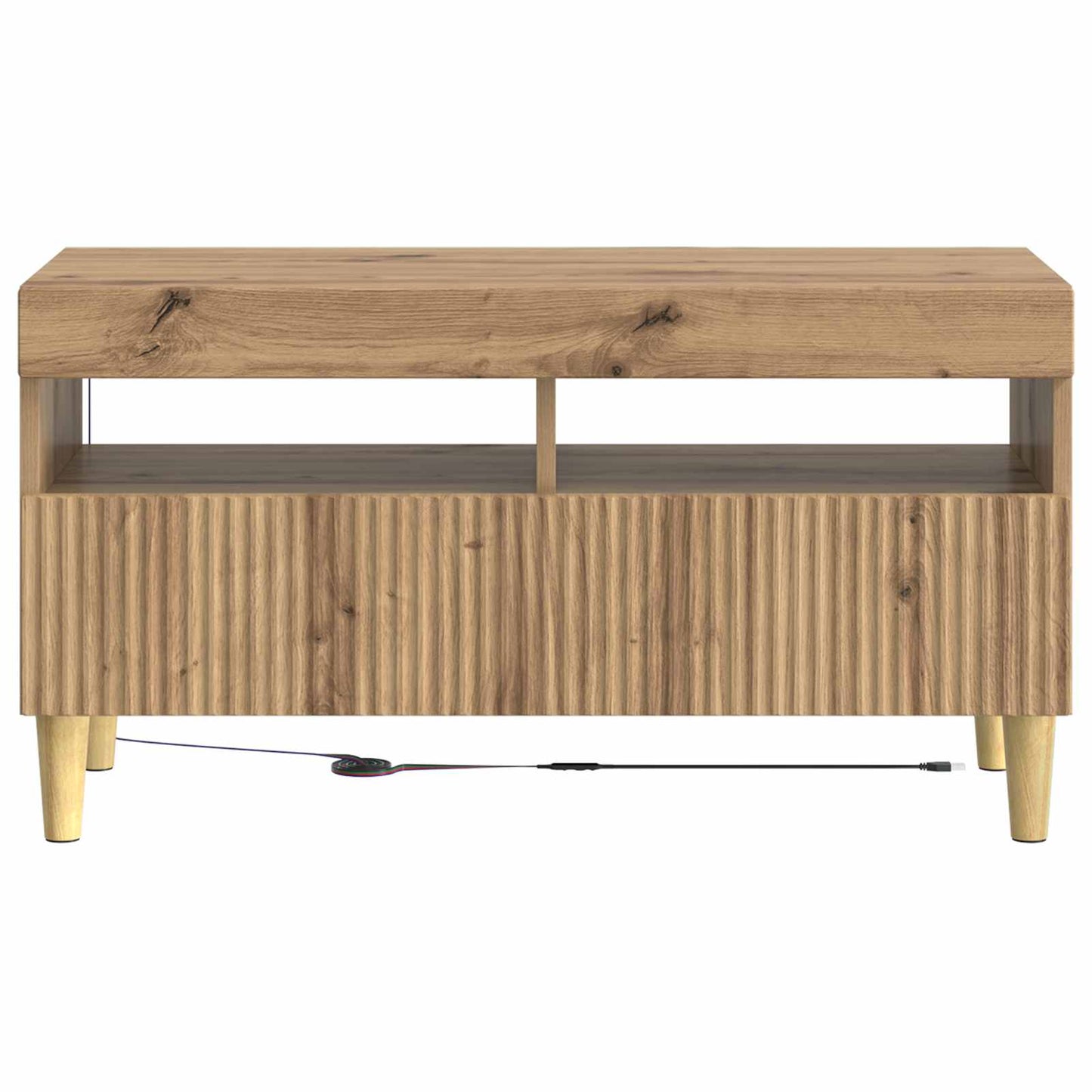 LED TV-skab Artisan-eg Konstrueret træ