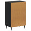 Sko skab HAARLEM 59,5 x 39,5 x 89,5 cm Konstrueret træ Sort