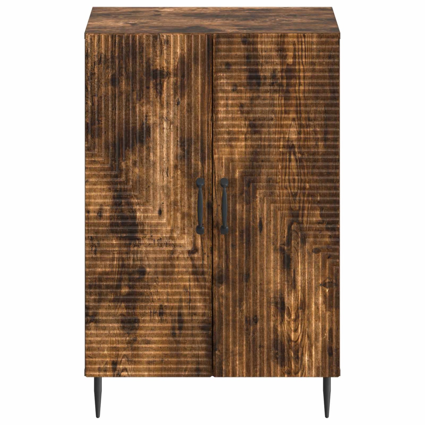 Sko skab HAARLEM 59,5 x 39,5 x 89,5 cm Konstrueret træ Røget eg