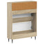 Sko skab HAARLEM 78 x 24 x 103 cm Konstrueret træ Sonoma-eg