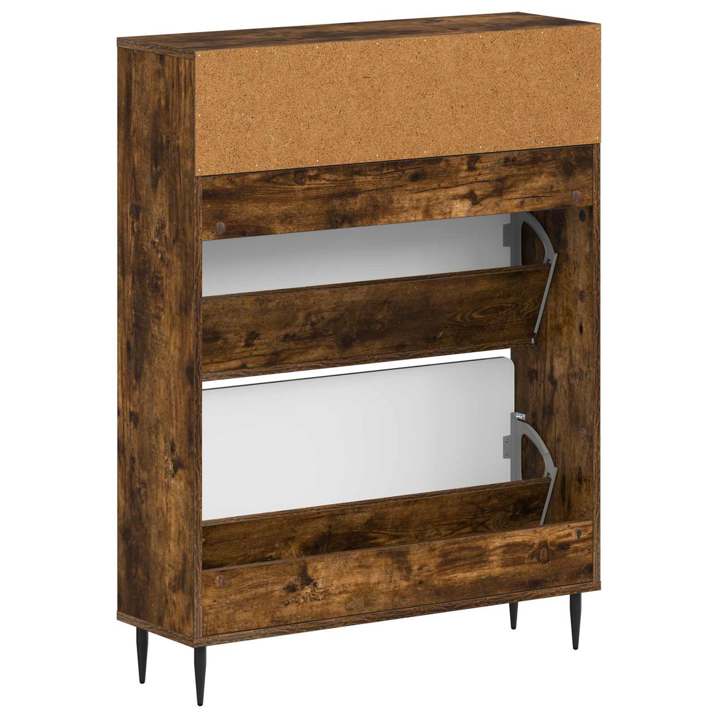 Sko skab HAARLEM 78 x 24 x 103 cm Konstrueret træ Røget eg