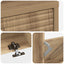 Sko skab HAARLEM 78 x 24 x 103 cm Konstrueret træ Artisan-eg