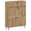 Sko skab HAARLEM 78 x 24 x 103 cm Konstrueret træ Artisan-eg