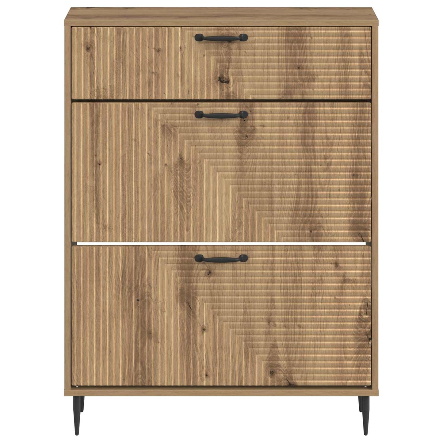 Sko skab HAARLEM 78 x 24 x 103 cm Konstrueret træ Artisan-eg