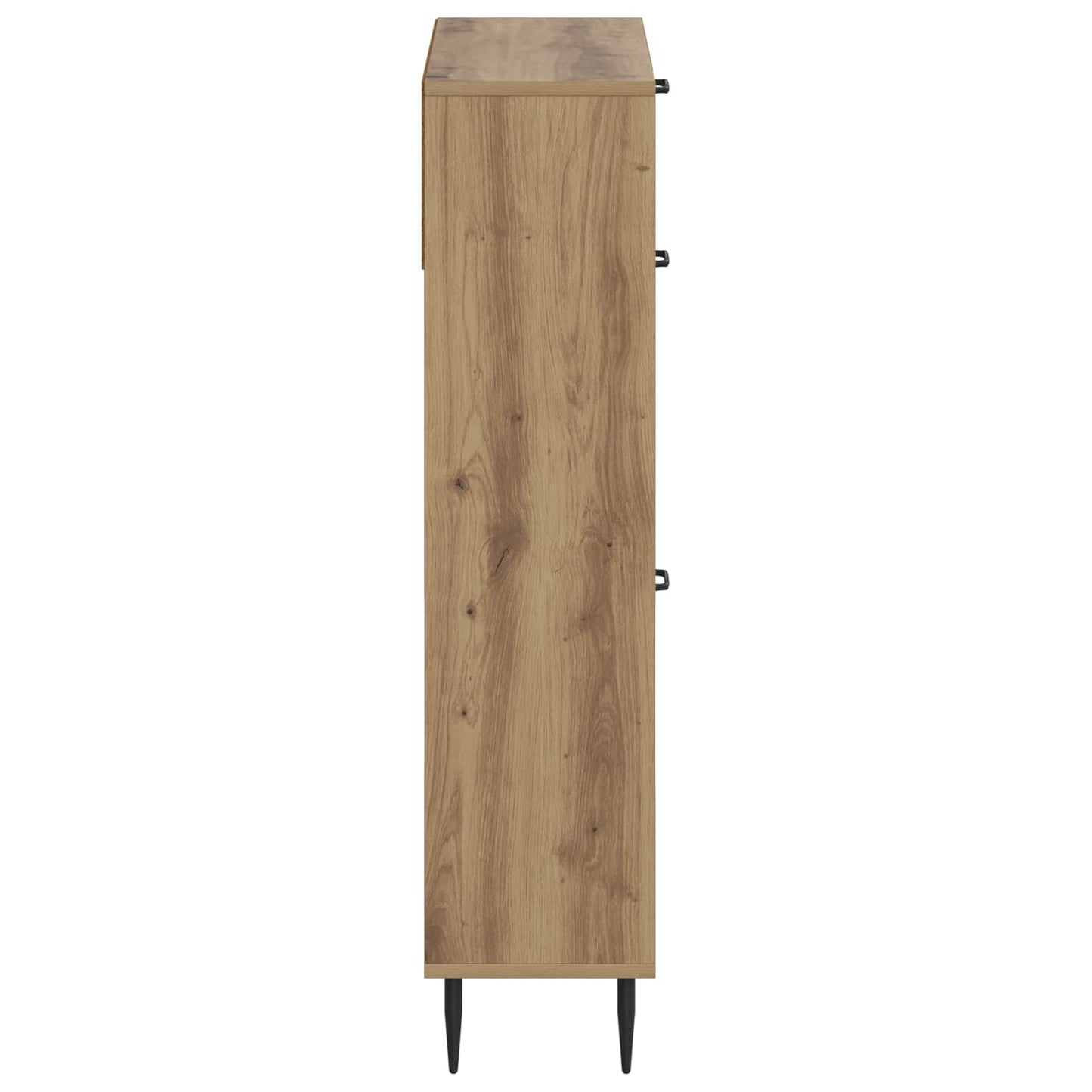 Sko skab HAARLEM 78 x 24 x 103 cm Konstrueret træ Artisan-eg