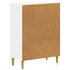 Sko skab DELFT 59,5 x 39,5 x 90 cm Konstrueret træ Hvid