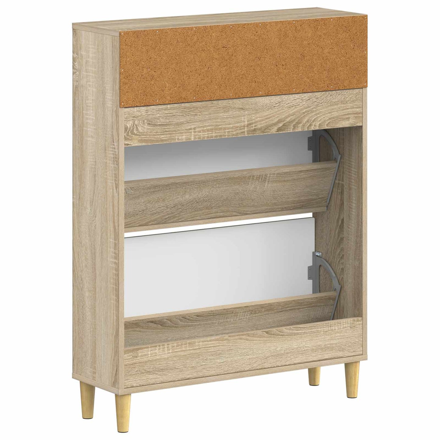 Sko skab DELFT 78 x 24 x 103 cm Konstrueret træ Sonoma-eg