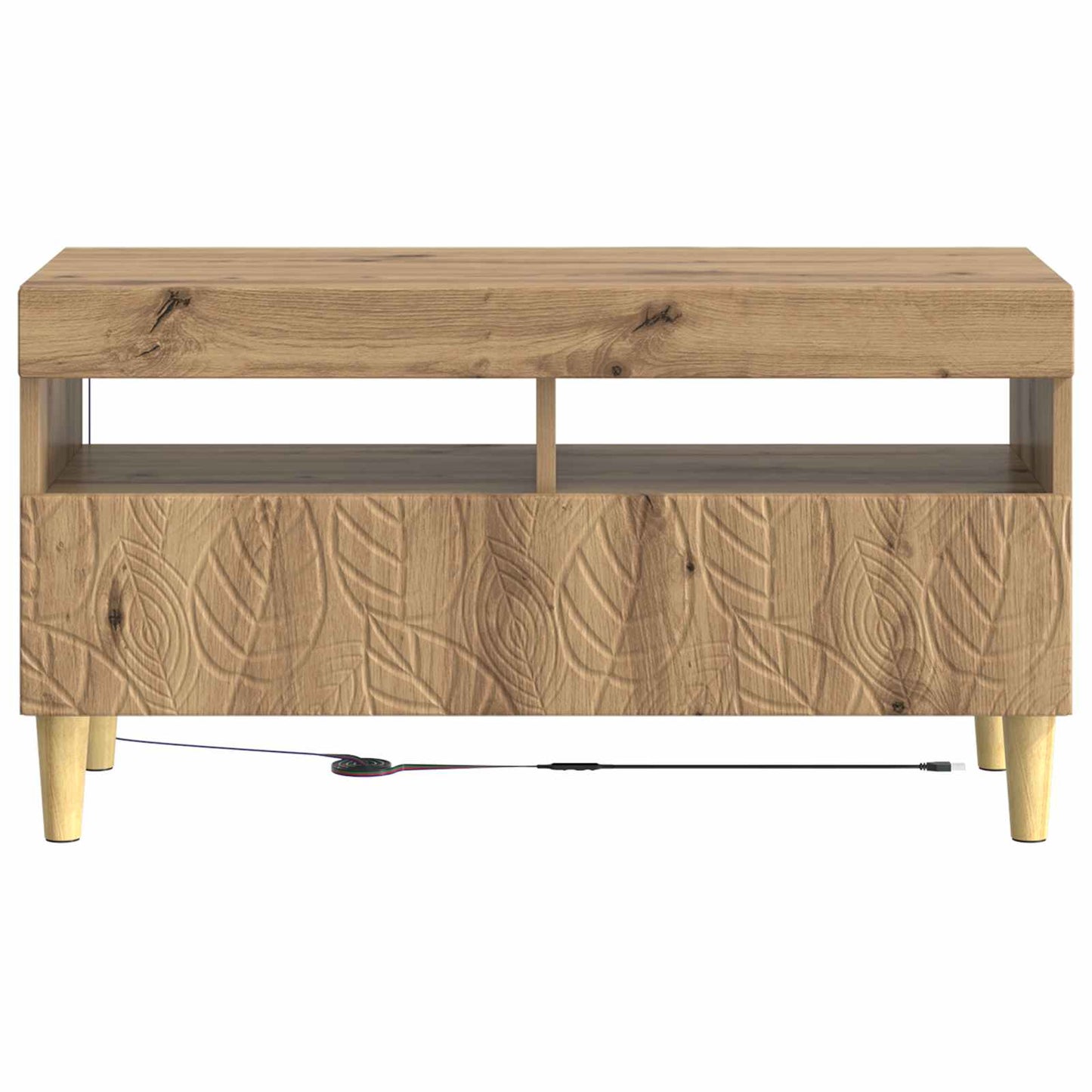 LED TV-skab Artisan-eg Konstrueret træ