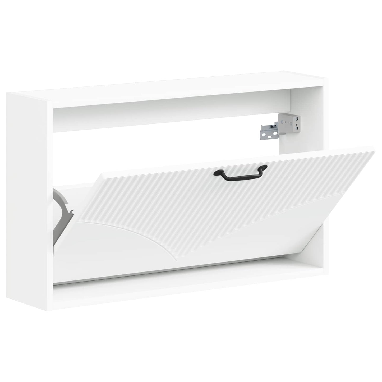 Vægmonteret Skoskab HOORN 71 x 17 x 43 cm Konstrueret træ Hvid